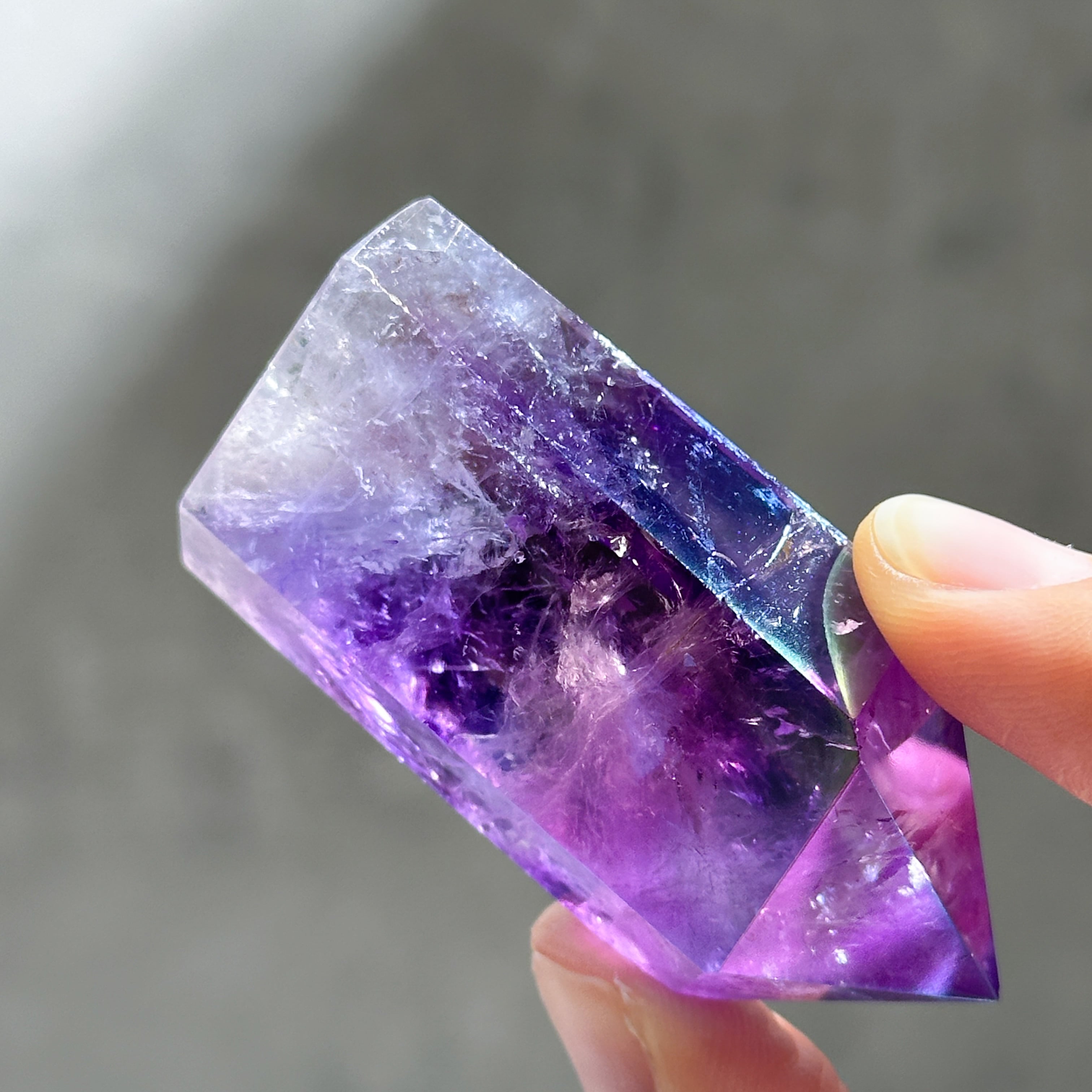天然石　アメジスト エンジェルオーラアメジスト タワー74◇Angel Aura Amethyst ◇天然石