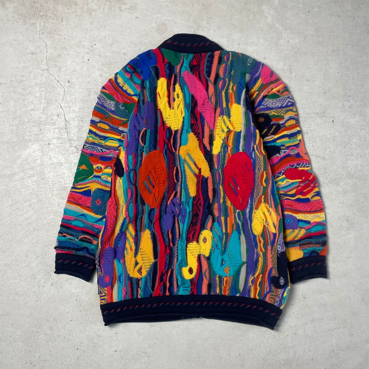 90年代 オーストラリア製 COOGI クージー ウール 3Dニット 