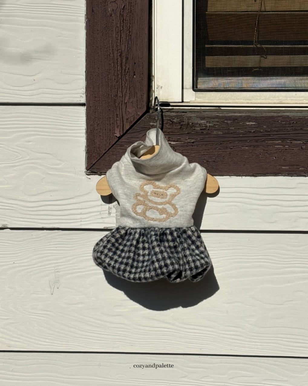 SM/即納【COZY N】Warmcore Bear Sleeveless (LightGray)