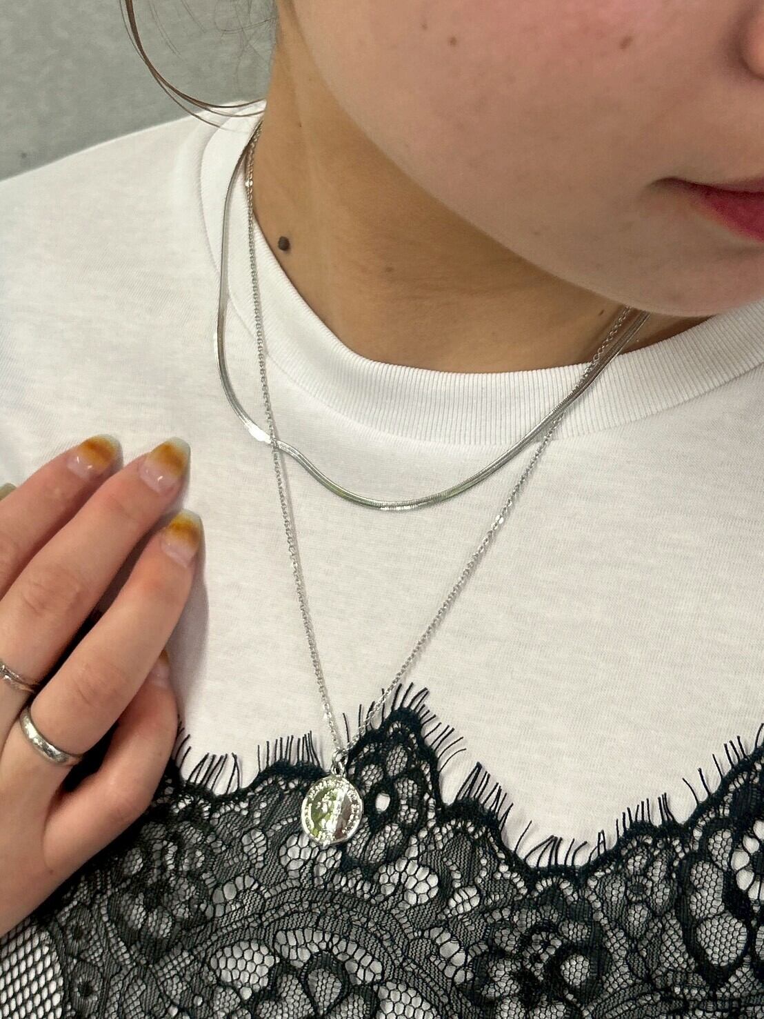 予約販売】R839801 変形コインモチーフ2連ネックレス | ROSIEE