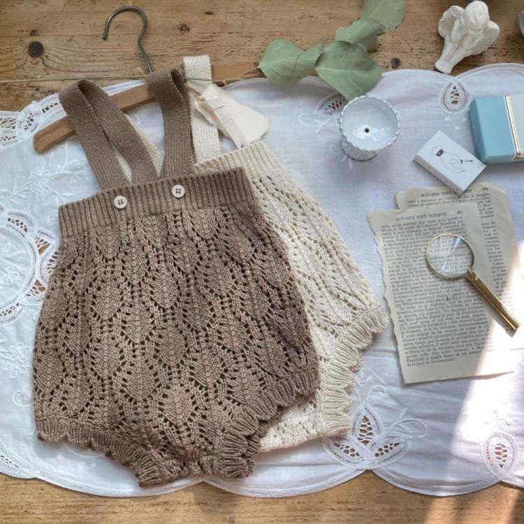 BABY】かぎ編みニットサロペロンパース | Betty