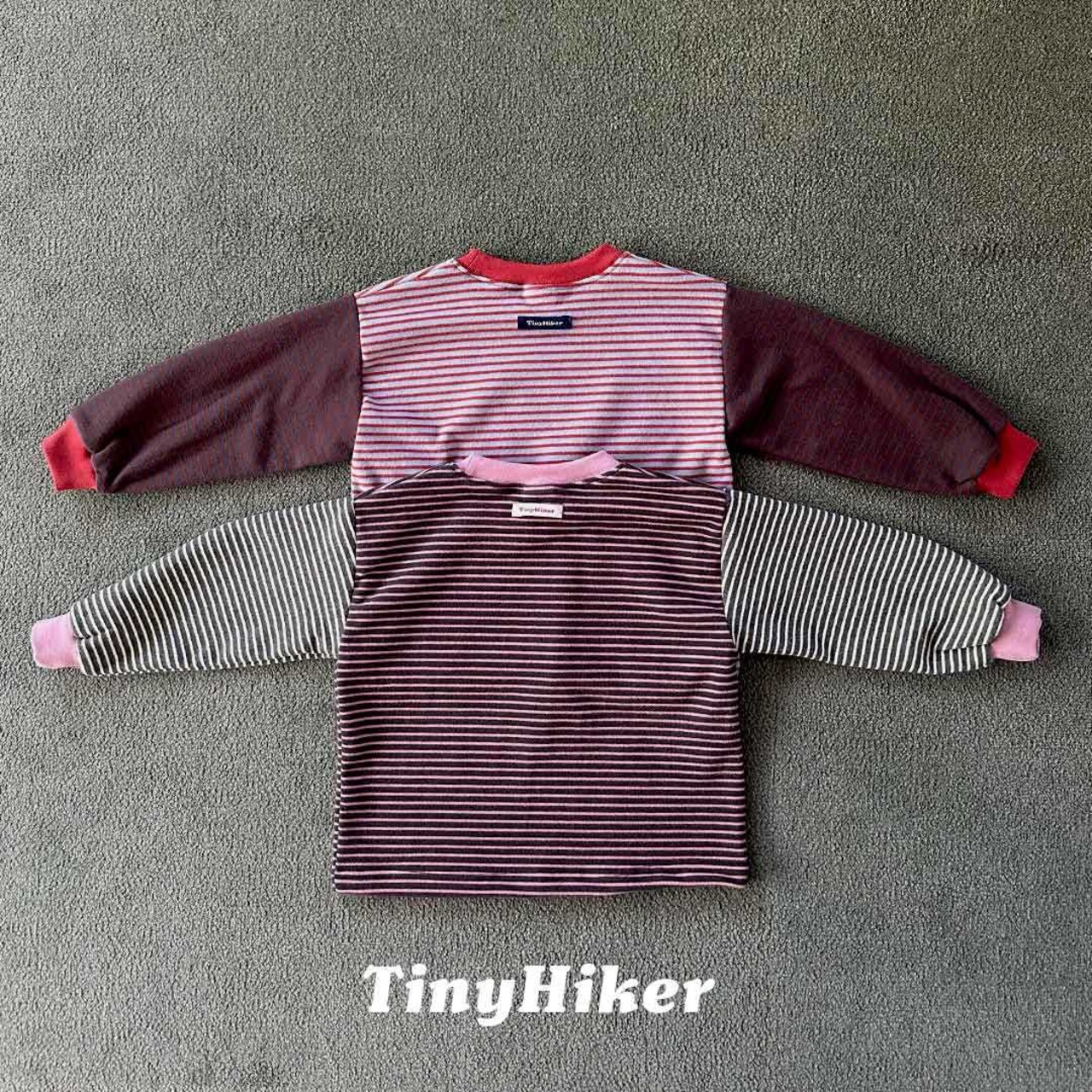 〖取寄〗韓国子供服 / 26winter / TinyHiker / マゴストライプT / キッズ *XS~XL*