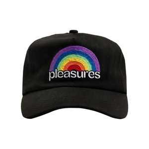 【PLEASURES/プレジャーズ】GOOD TIME UNCONSTRUCTED HAT キャップ / BLACK