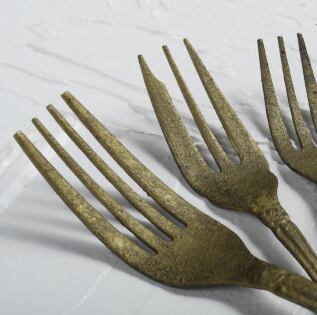 BAEL FORK エイジング風フォーク 大〈バエルゴールド〉