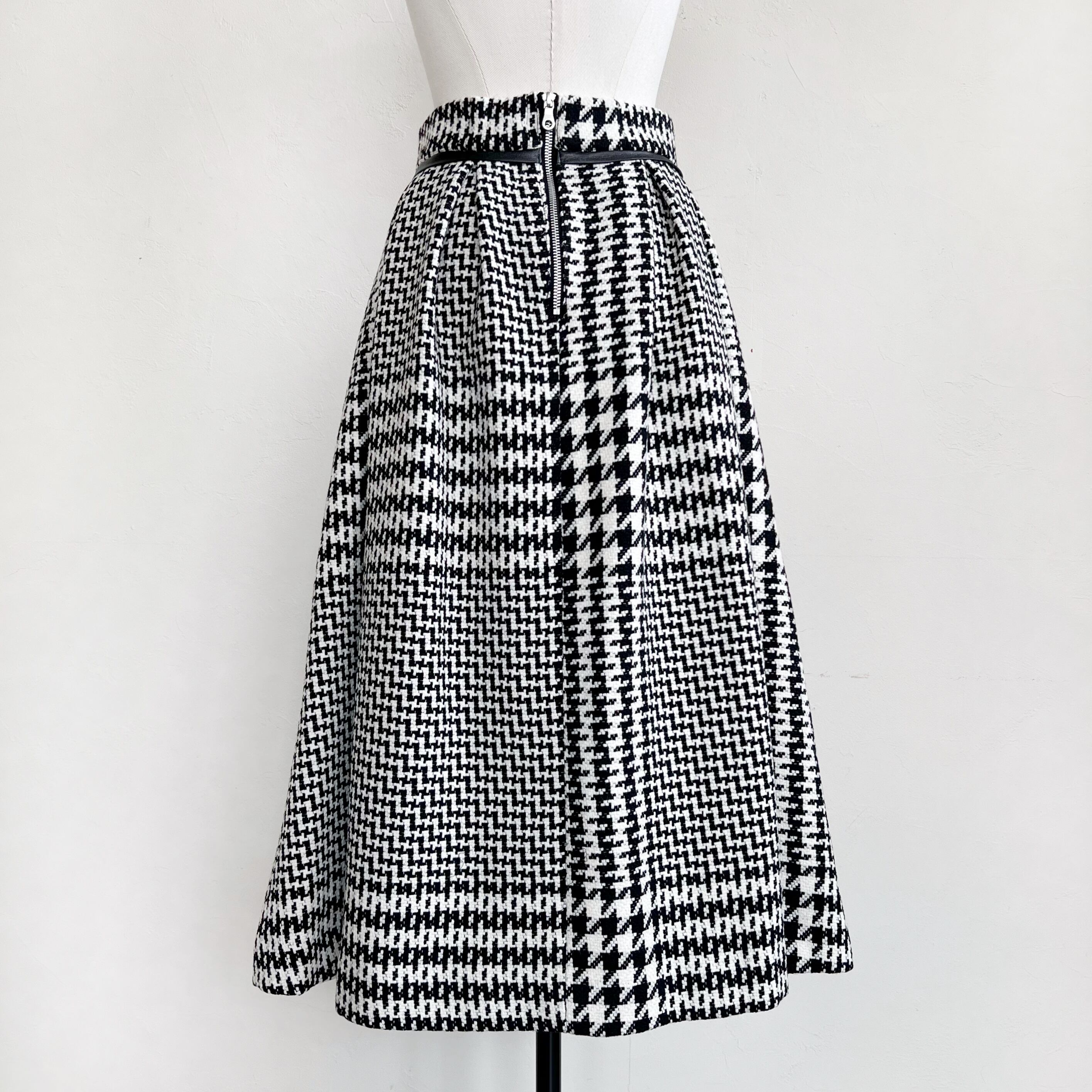 SYSORUS × akko3839 ハウンドトゥースツイードタックスカート SYU-0053  
