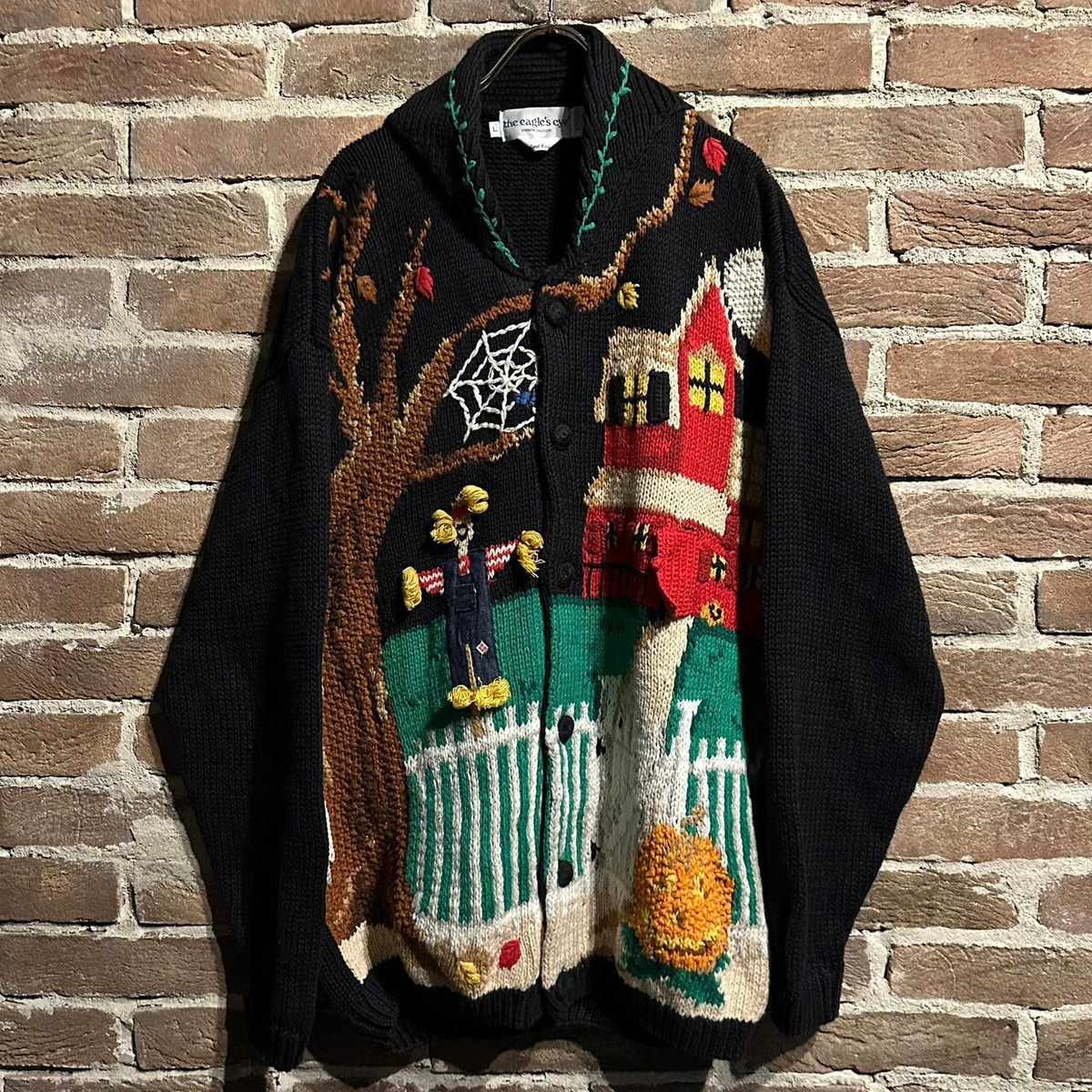 【Caka act3】Garden House Design Loose Ramie x Cotton Knit Jacket | Caka ...
