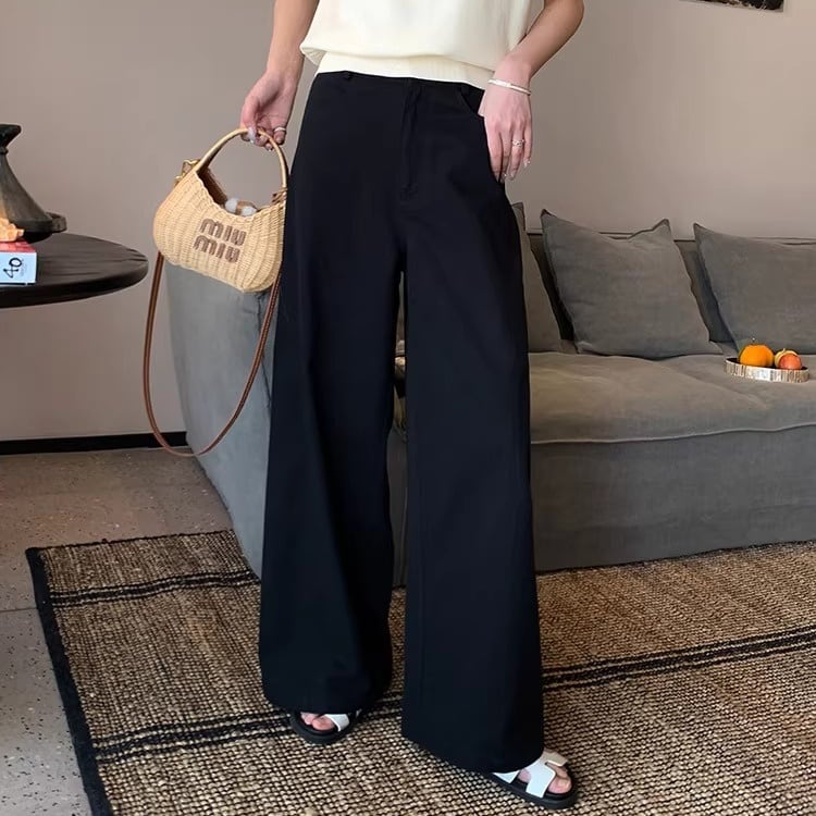 リラックスカーブドワイドパンツ 2color APA0006