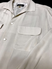 【Sparkle eyes】Italian Collar Shirt -Off White