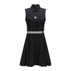 Women's sleeveless flare dress