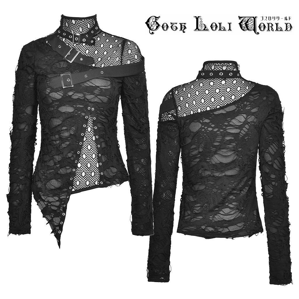 即納/送料無料】ゴスロリワールド TW462 パンクファッション ダメージ