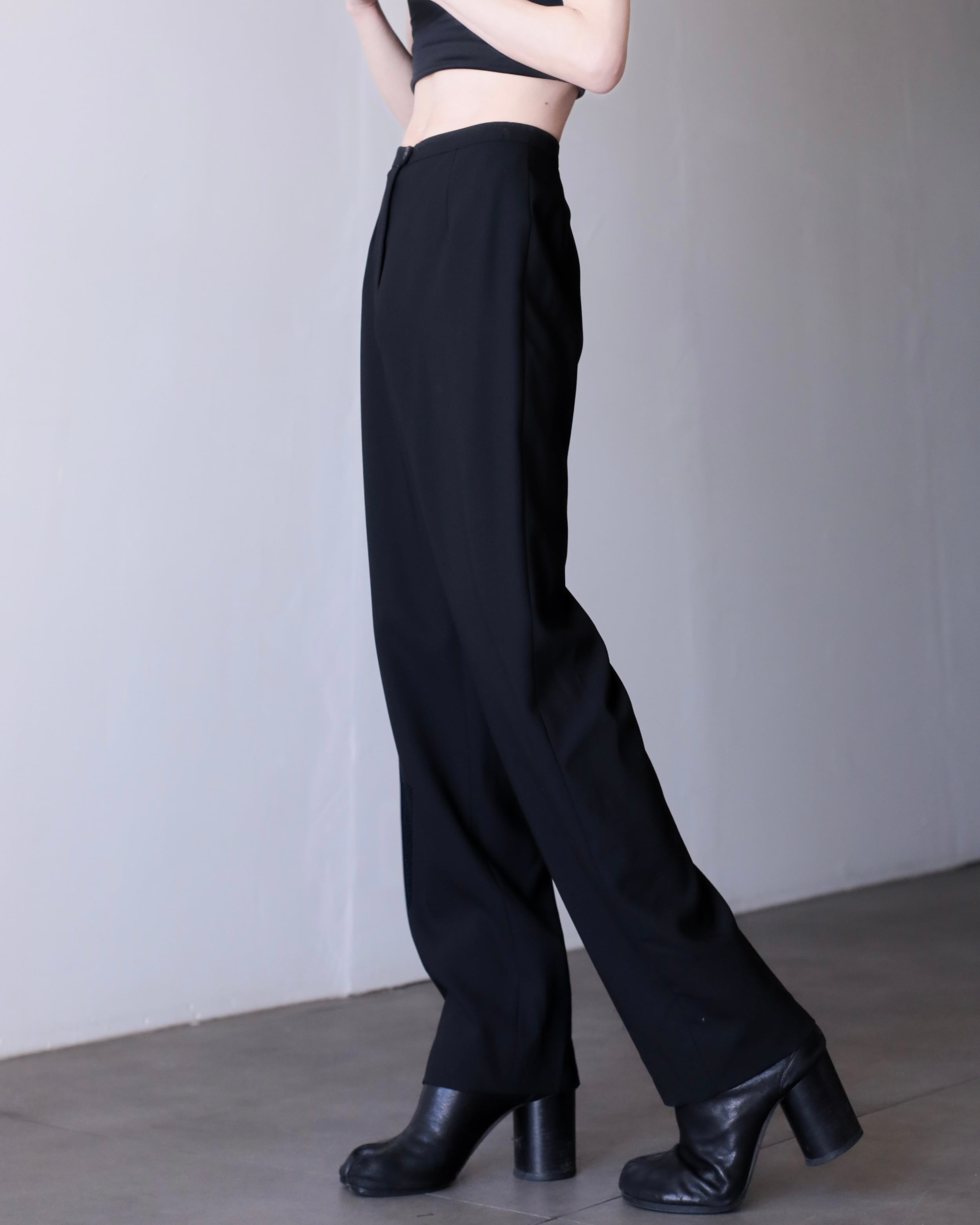 1990~ GIORGIO ARMANI CLASSICO pure new wool fabric slacks | oo vintage