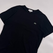 LACOSTE ラコステ スリムフィット 半袖 Tシャツ FR 4 US M /ブラック系 メンズ