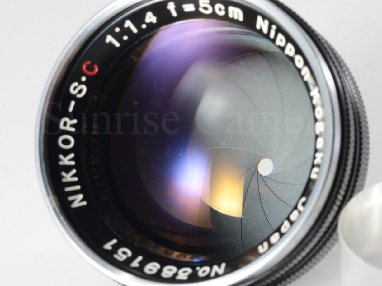 Nikon Nikkor S C 50mm F1.4 Sマウント 整備済 (61068) | サンライズ