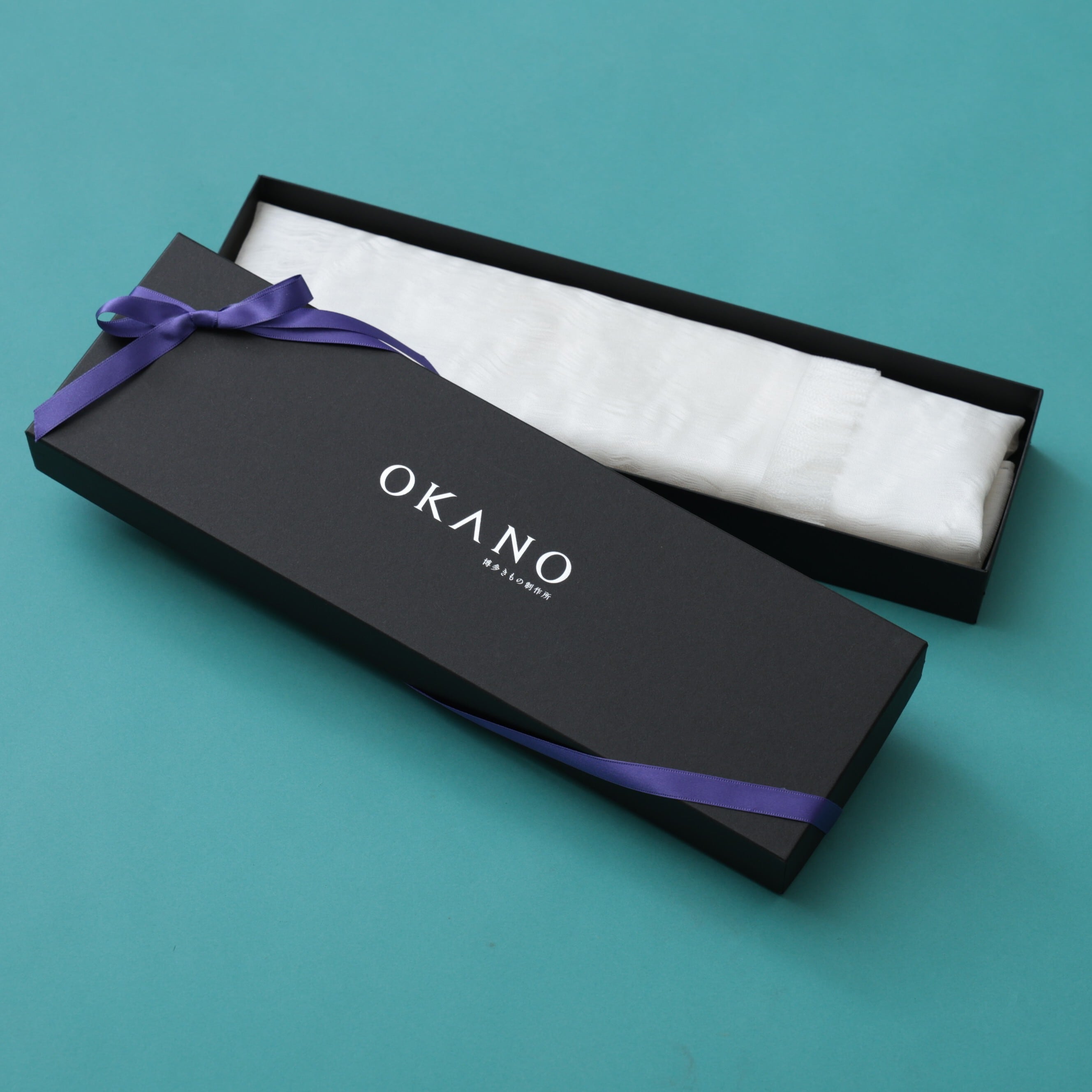 ストール 比礼 涼 ホワイト | OKANO博多きもの制作所