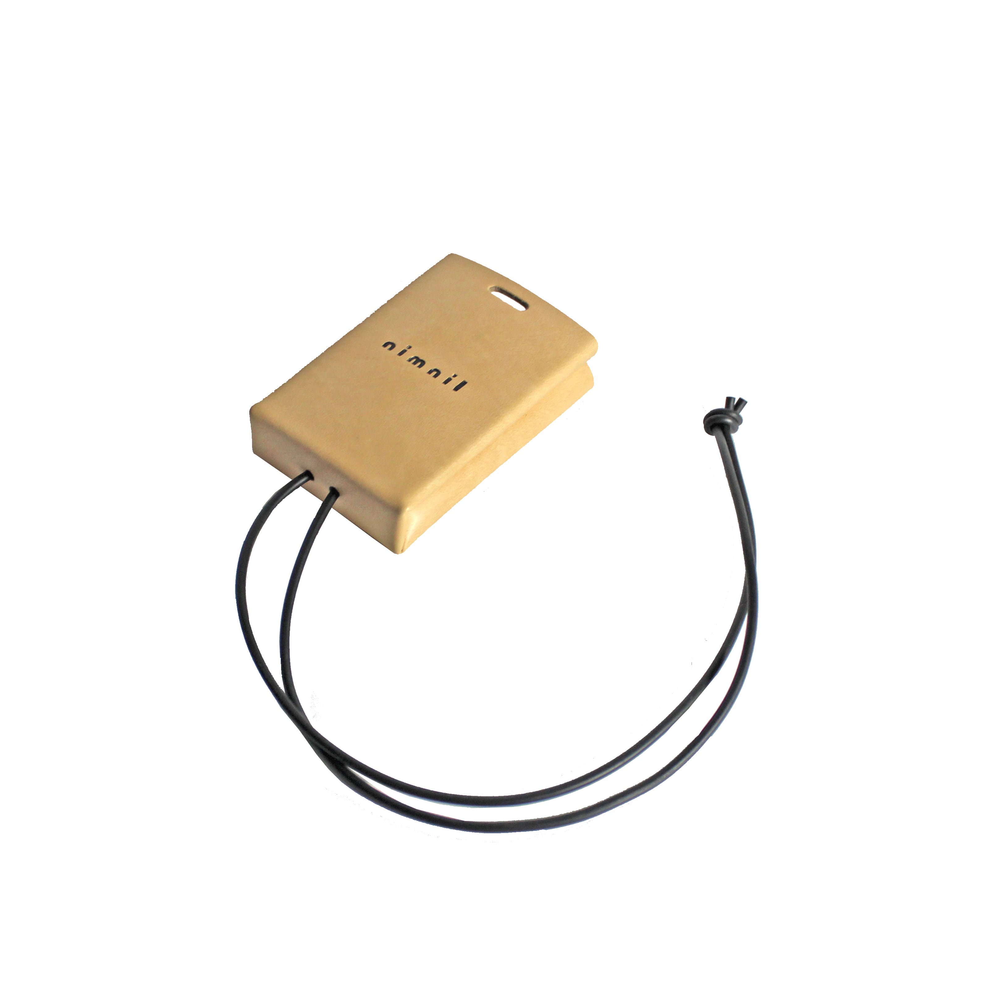 paper charm key case / beige | nimnil
