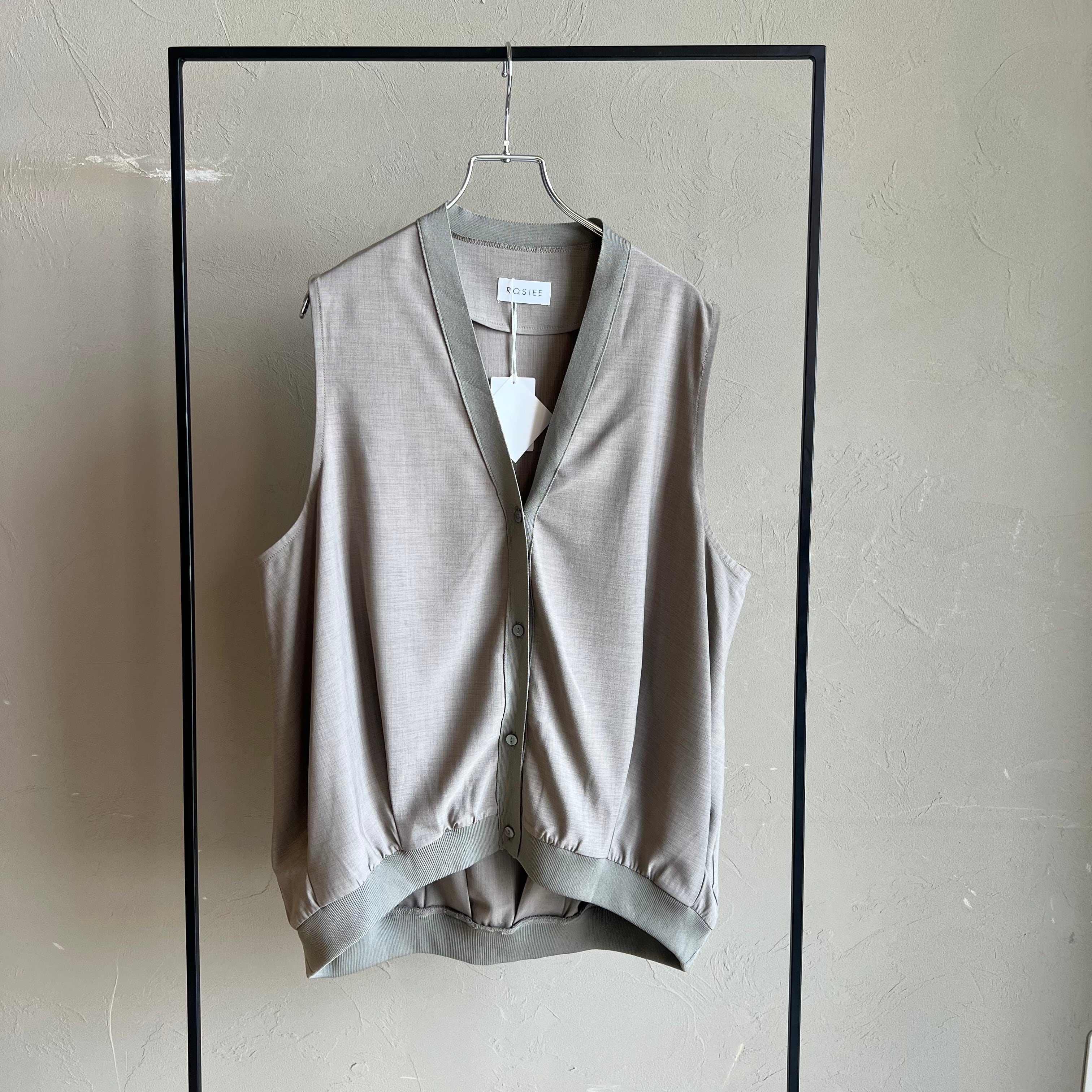 【お値下げ】♡ROSIEE ロージー♡軽量裏起毛ヘリンボーン　コクーンコート ROSIEE 】コクーンジレ | valance 福井｜レディース セレクトショップ
