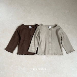 【予約/おまとめ割】mimi market / liz lib cardigan