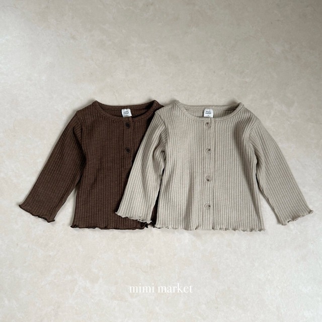 【予約/おまとめ割】mimi market / liz lib cardigan