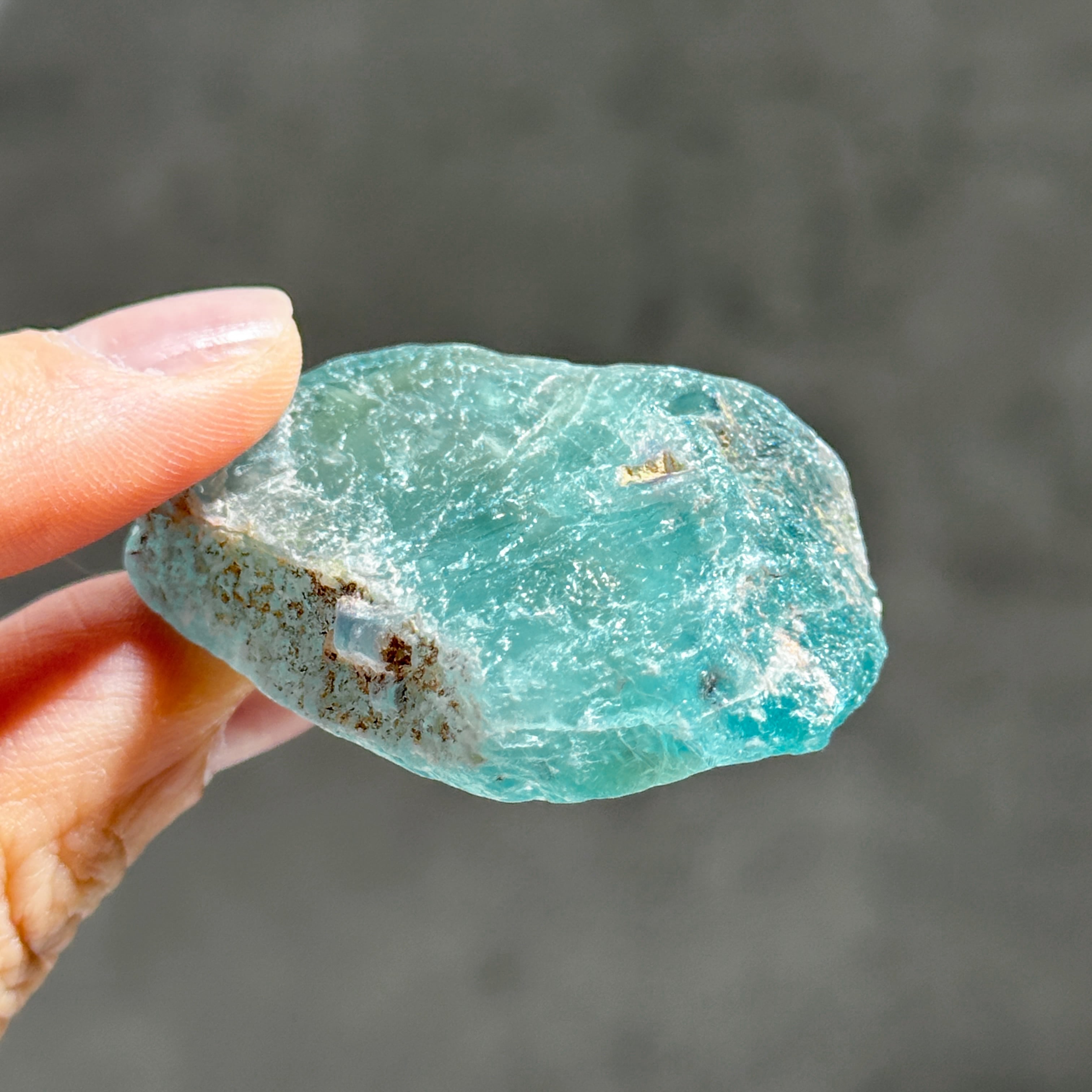 ブルー、グリーンフローライト 原石 76◇ Fluorite ◇天然石・鉱物