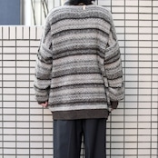 strata design acrylic wool cardigan