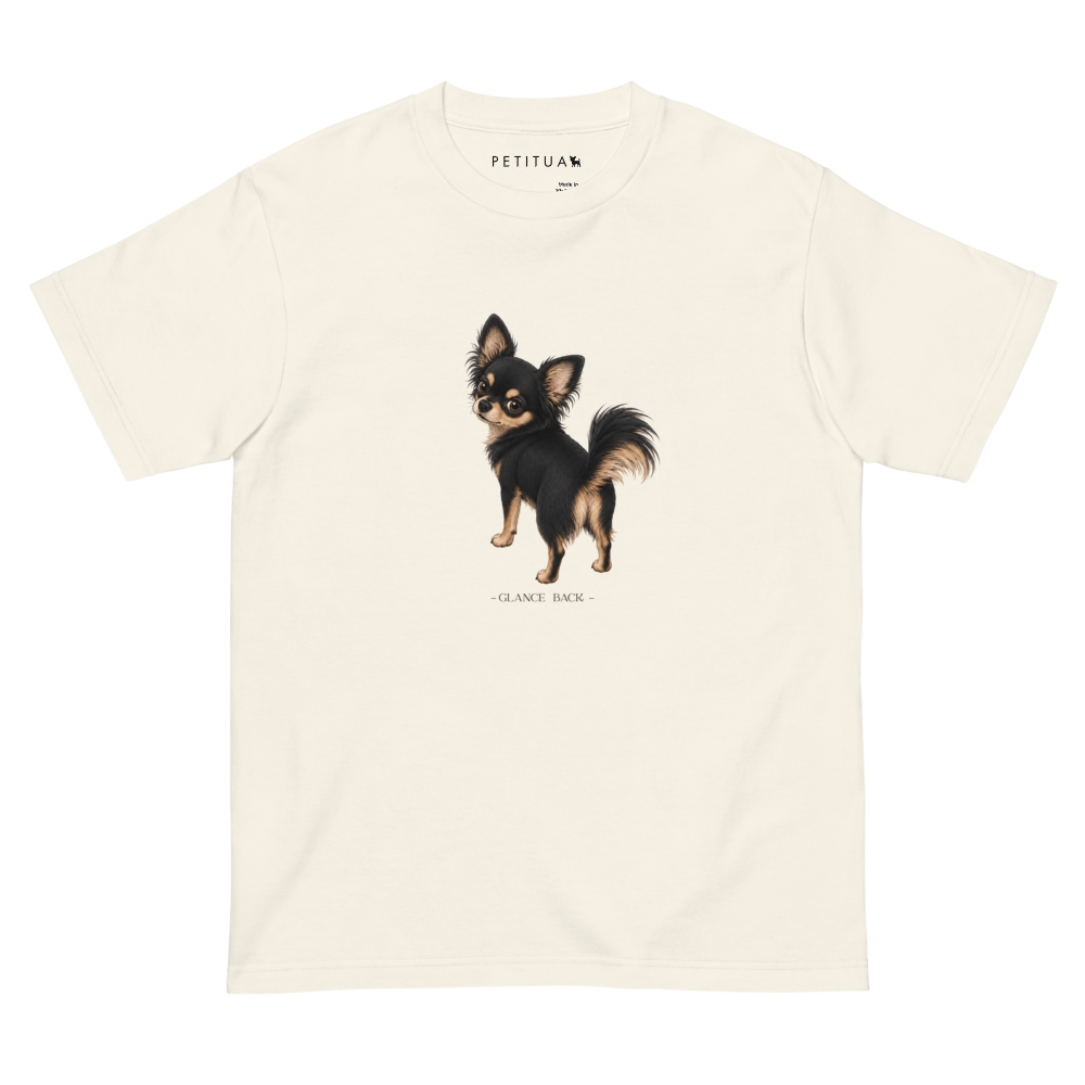 Black&Tan-Long GLANCE BACK 半袖Tシャツ P0198