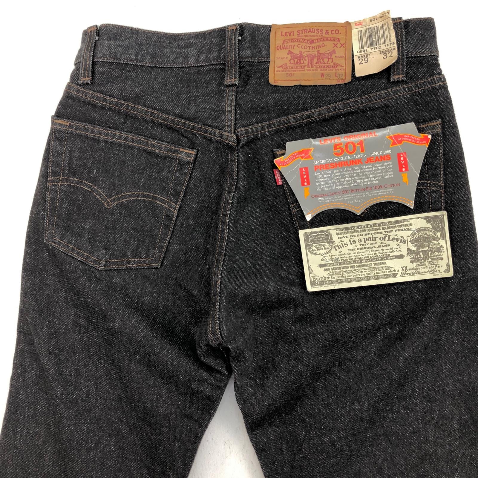 LEVI'S リーバイス 80年代 USA製 デッドストック フラッシャー付き 501