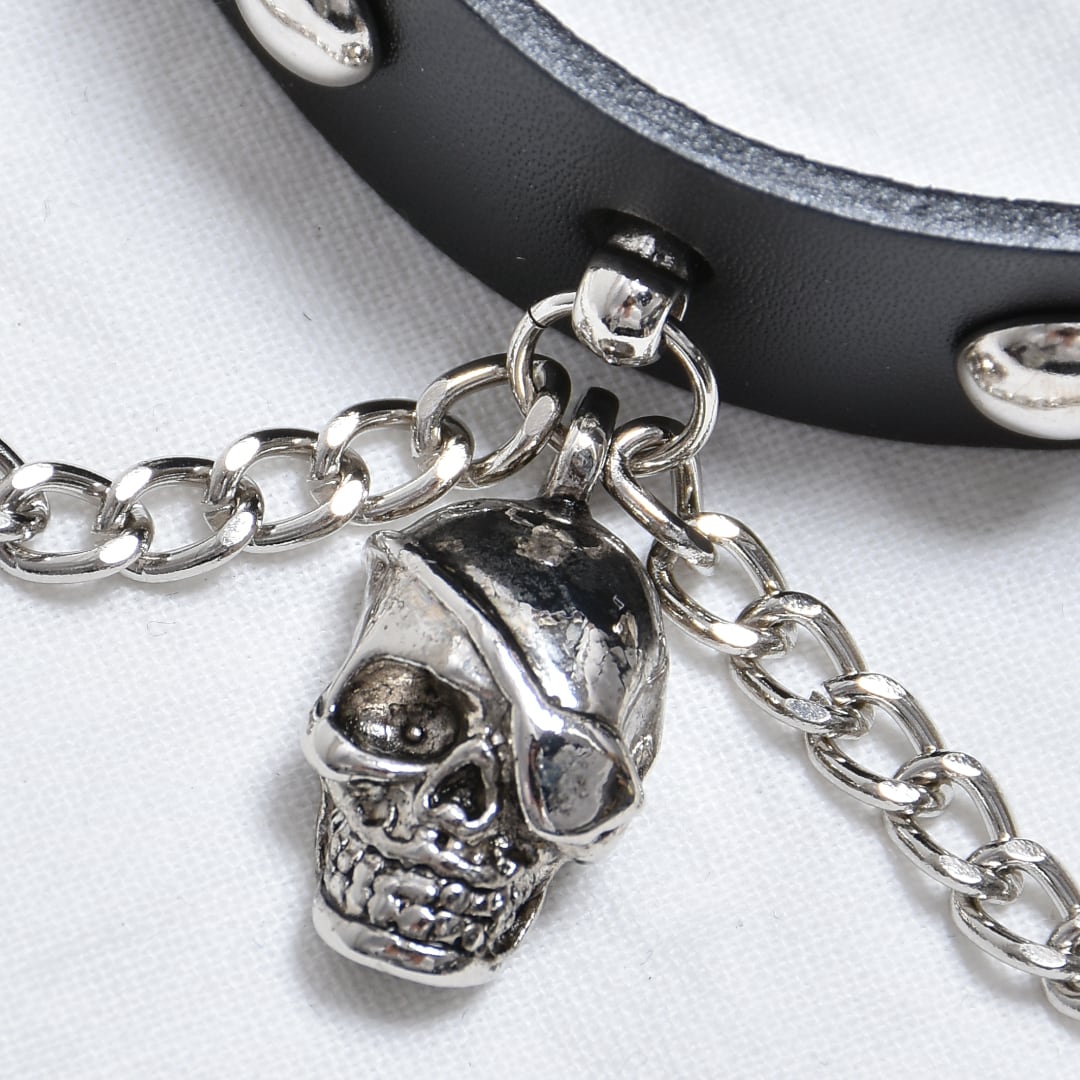 3/4新着】スカルスタッズチェーンブレスレット | VOLCAN&APHRODITE