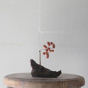 saisei  (再生) driftwood dried flower vase XSサイズ (フラワーベース) 一輪挿し