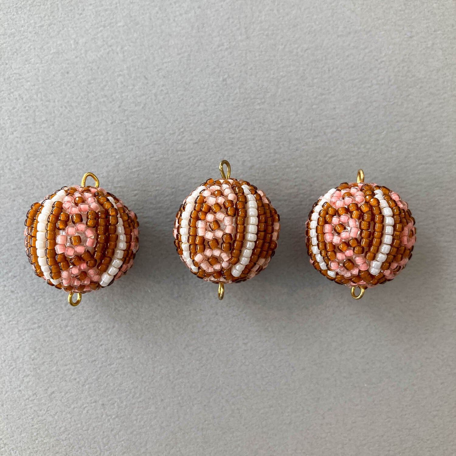 再入荷〉Duaオリジナル ビーズボール 花柄L（22mm） | Dua