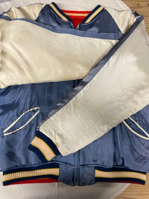 90s～ SILVERSTONE シルバーストーン GUAM グアム サテン中綿スカジャン スーベニアジャケット ネオヴィンテージ