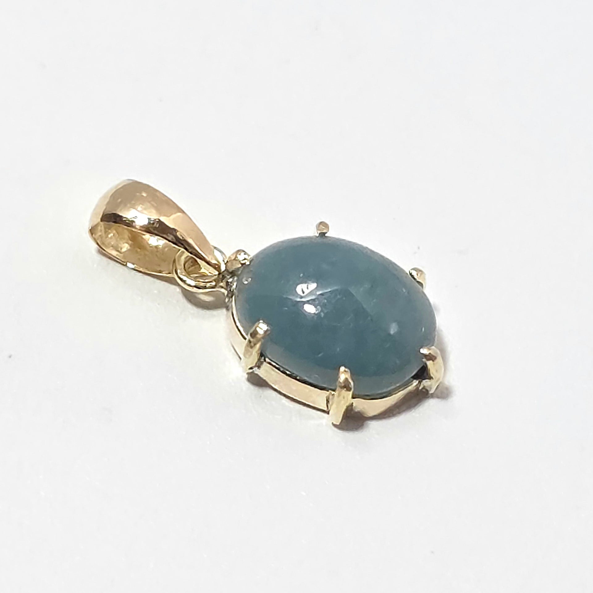 【専用】コン沢翡翠　ネックレストップ① K18 :入コン沢ペンダントトップ:糸魚川翡翠:金具付き BPT0553 | 糸魚川