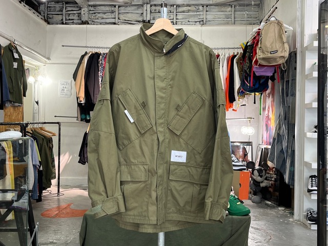 WTAPS CONCEAL JACKET COPO. WEATHER 221BRDT-JKM03 OLIVE 03 31333