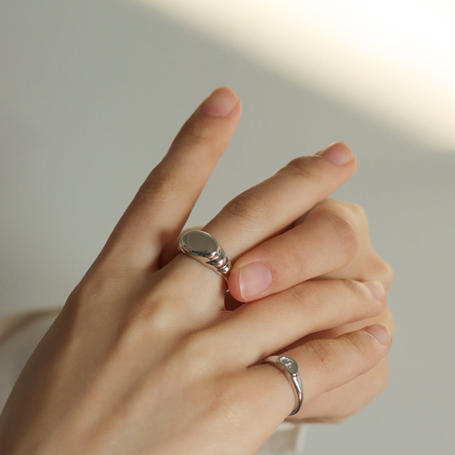 CTHY CTHY まとめ ELLIPSE RING by Silver925 15号 SV925 ローズ 
