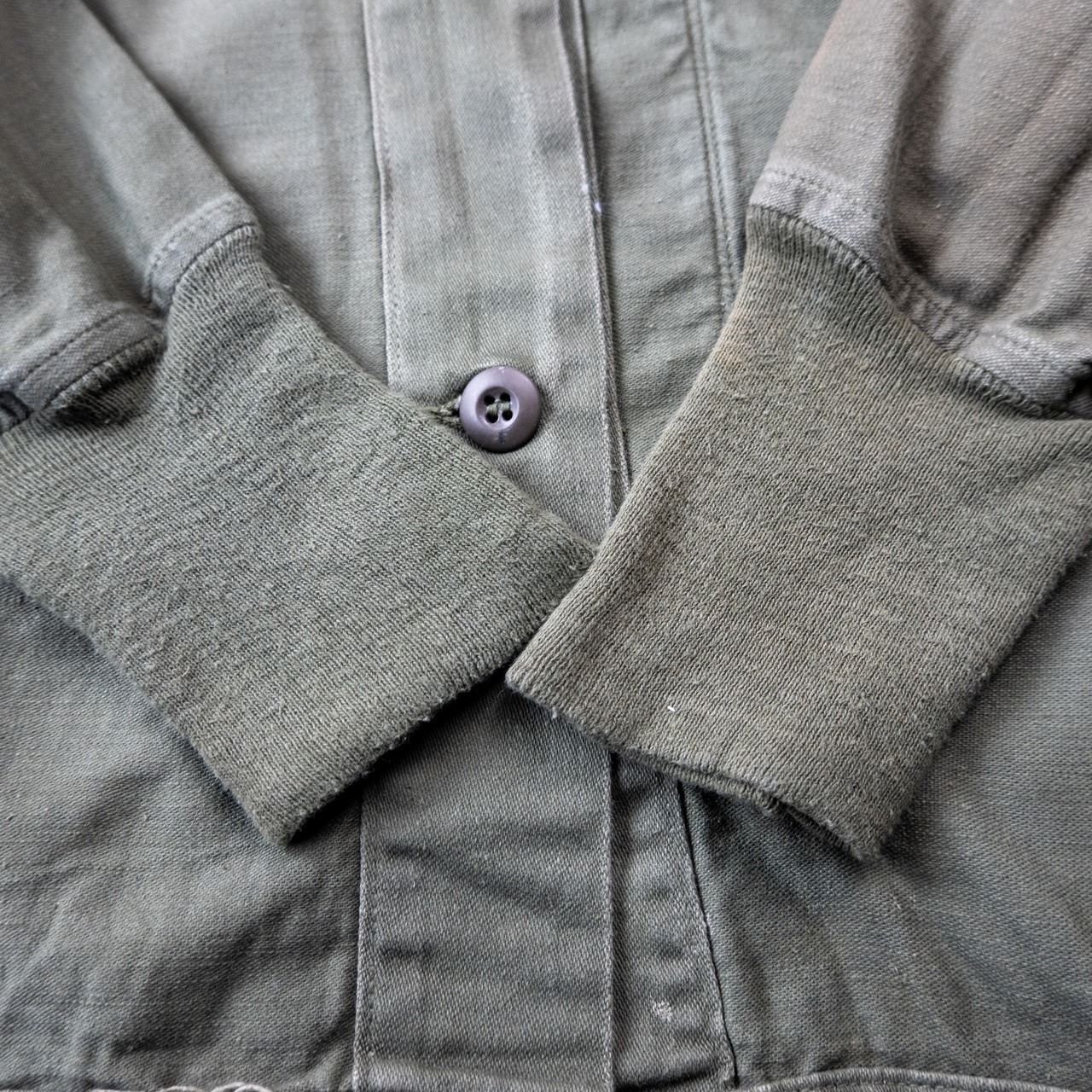 1972s u.s.army chemical protective shirt OG-107