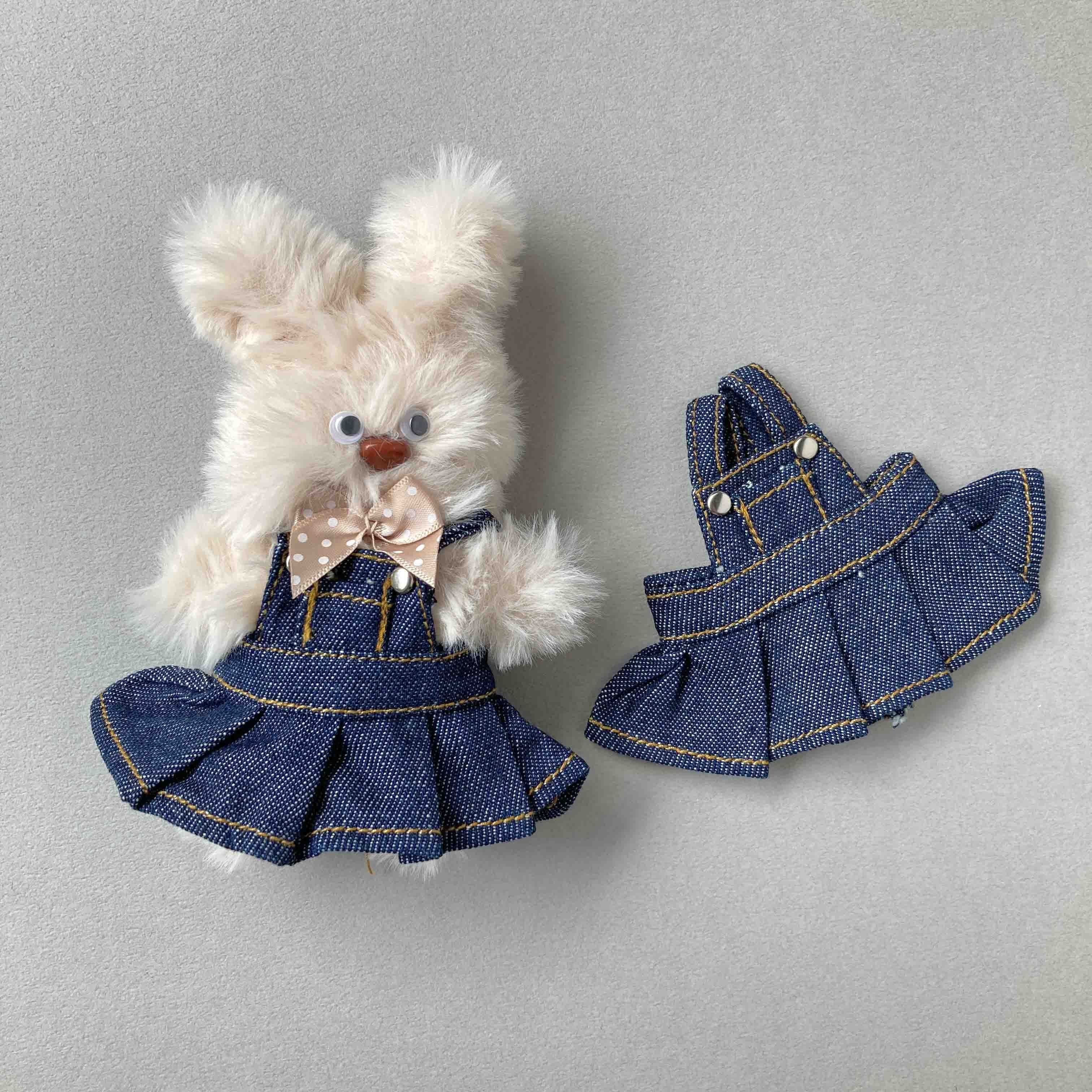 ミニチュア デニムサロペットスカート | Dua-アクセサリーパーツショップ