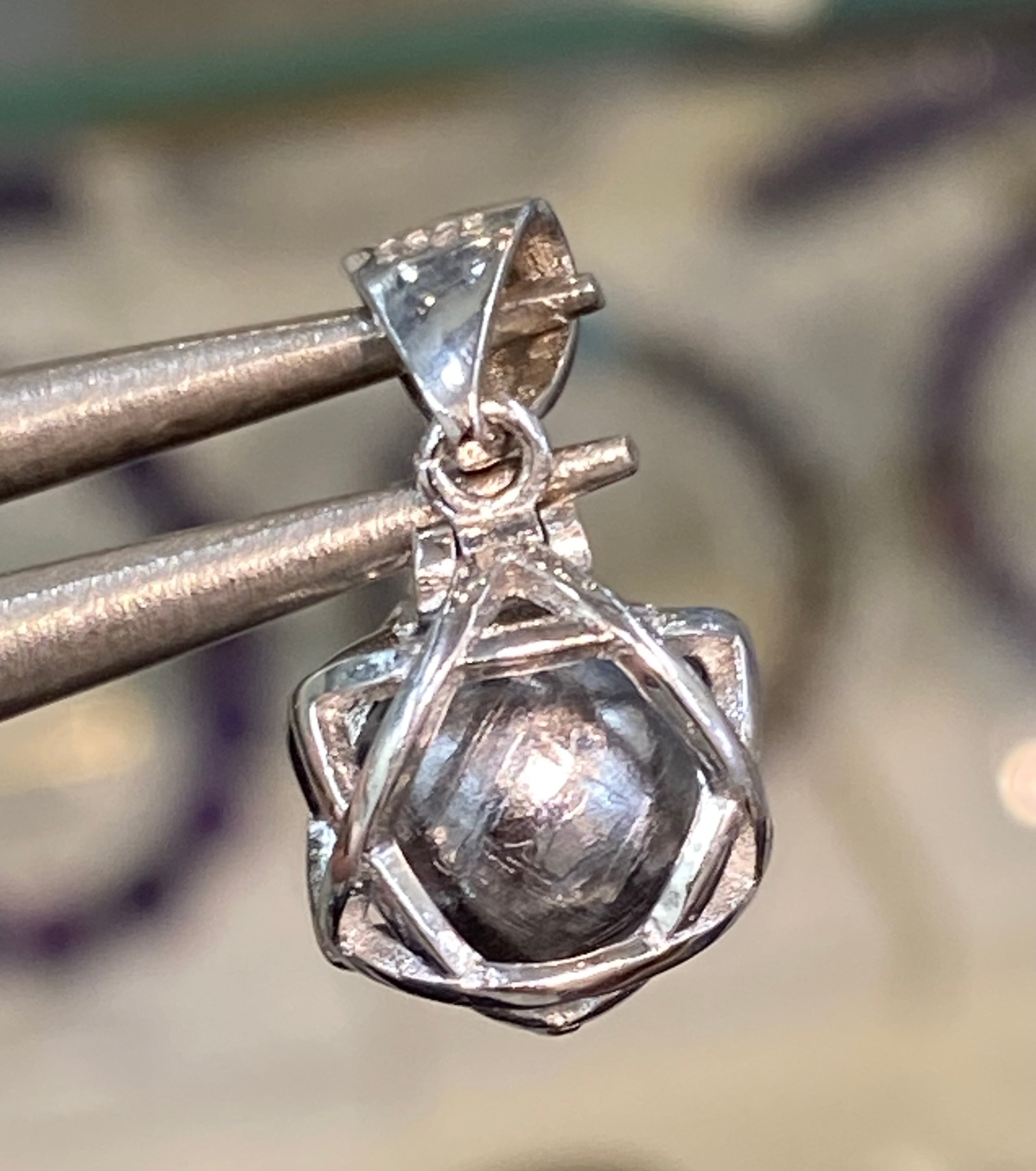 特選 パラサイト隕石ブレスレット12.2〜12.5mm セリコ隕石 ケニア産