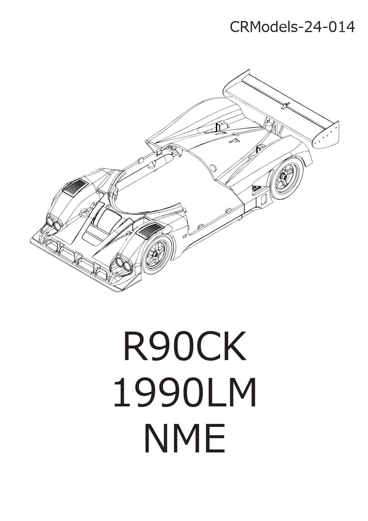 CRM014 1/24 R90CK NME 1990 トランスキット | ノリタケ模型