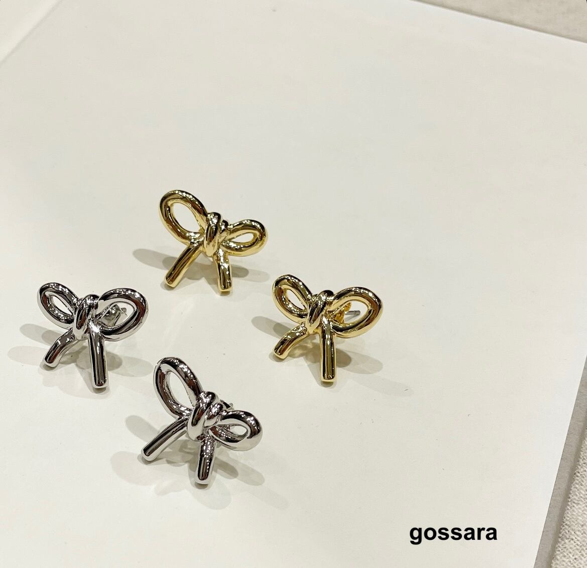 リボンノットピアス 5280738 (0115)