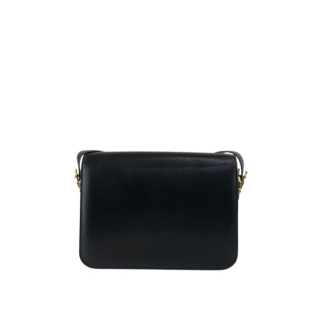 CELINE セリーヌ ショルダーバッグ ブラック ブラゾン レザー vintage ヴィンテージ オールド iw3njy