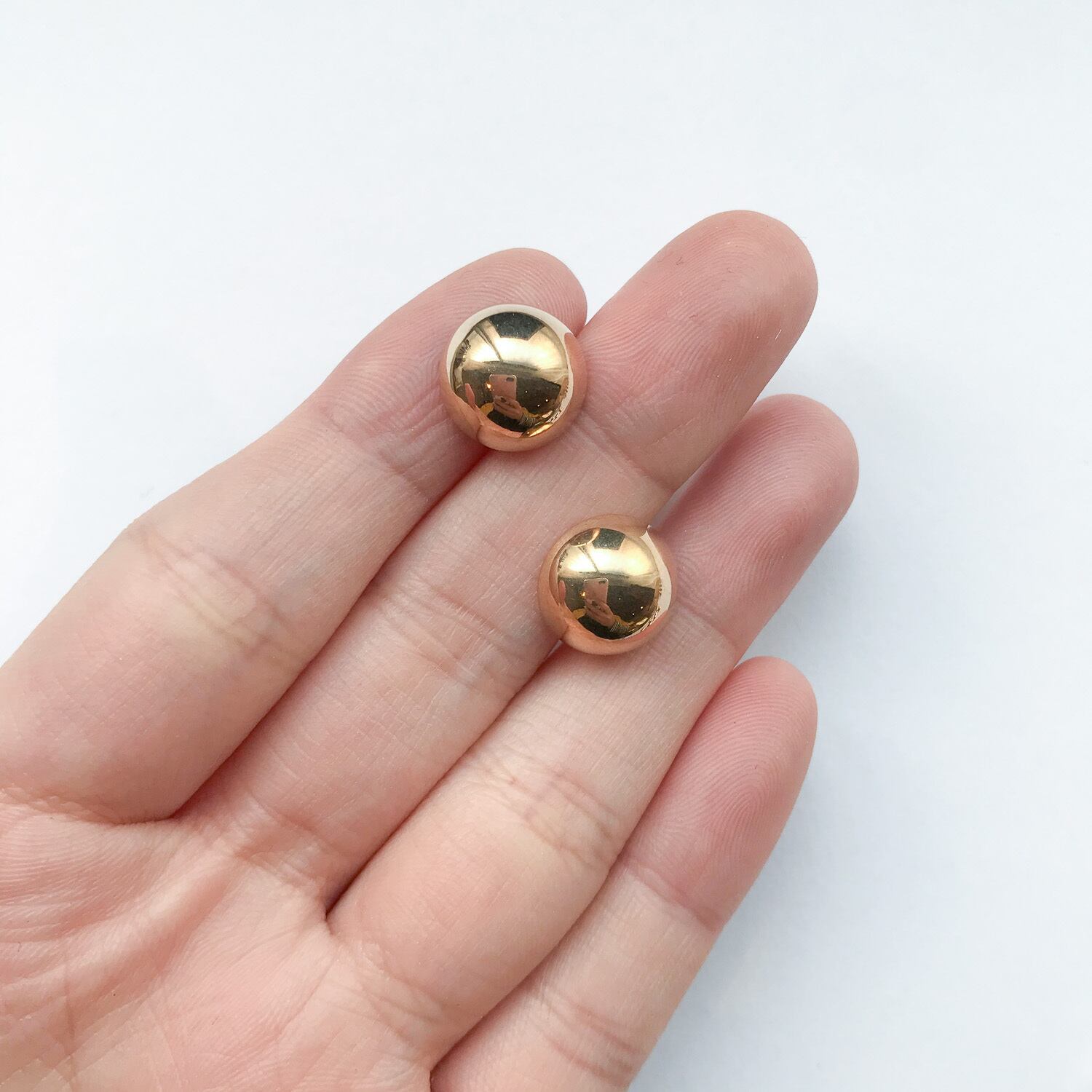 再入荷〉丸型ゴールドカボション(10p) | Dua-アクセサリーパーツショップ 再入荷〉丸型ゴールドカボション(10p) | Dua-アクセサリーパーツショップ