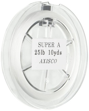 【在庫のみ】アキスコ(AXISCO) スーパーAブレイデットリーダー25lb 10yd
