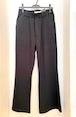 Rib Stitch Wide Leg Pants　Black