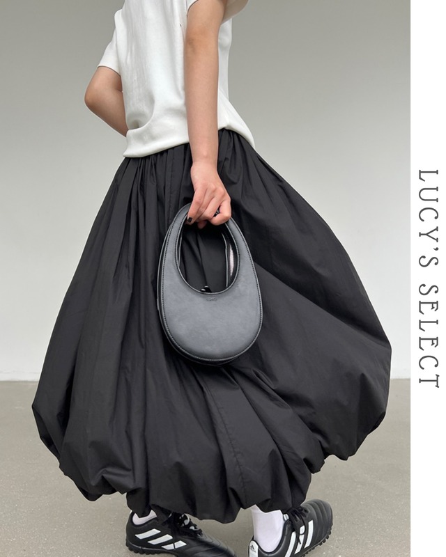 Tuck Waist Balloon Skirt　A1626