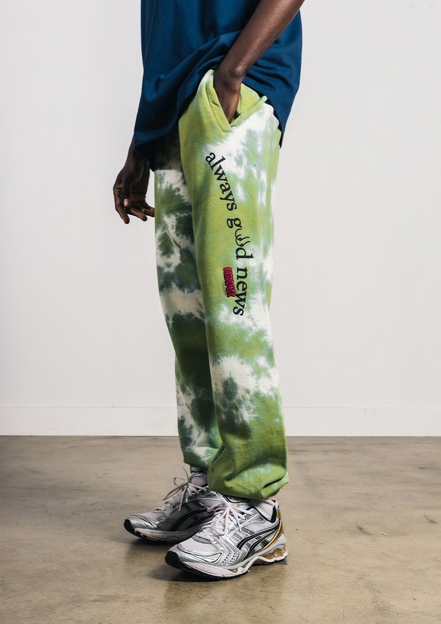 PAS DE MER/パドゥメ】ALWAYS GOOD NEWS PANTS スウェットパンツ 