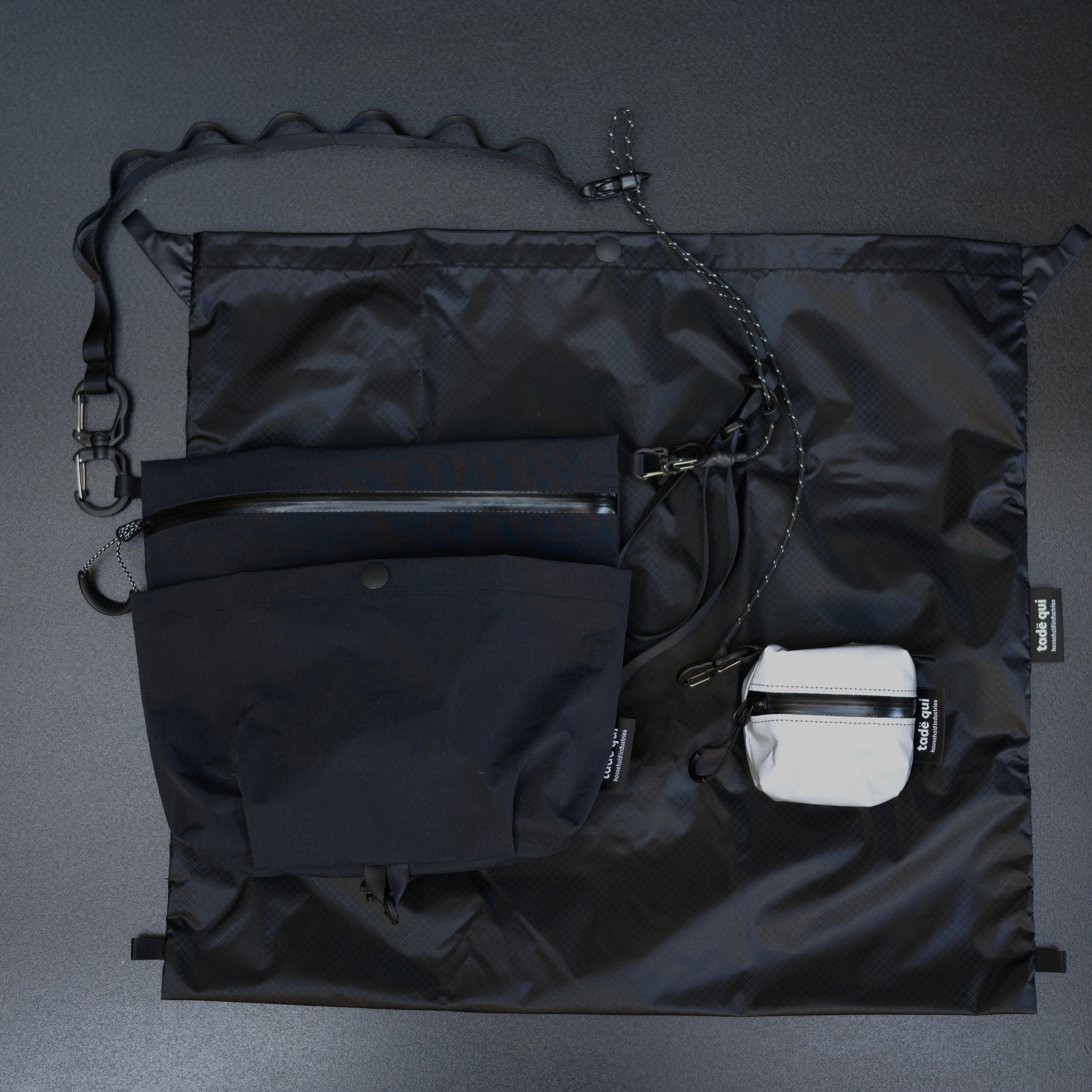 sacoche × SACOCHE / highcount OX 3layer khaki × cordura ripstop