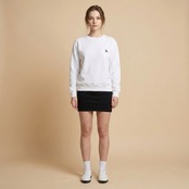 WOOL LINING SWEATSHIRT/WH