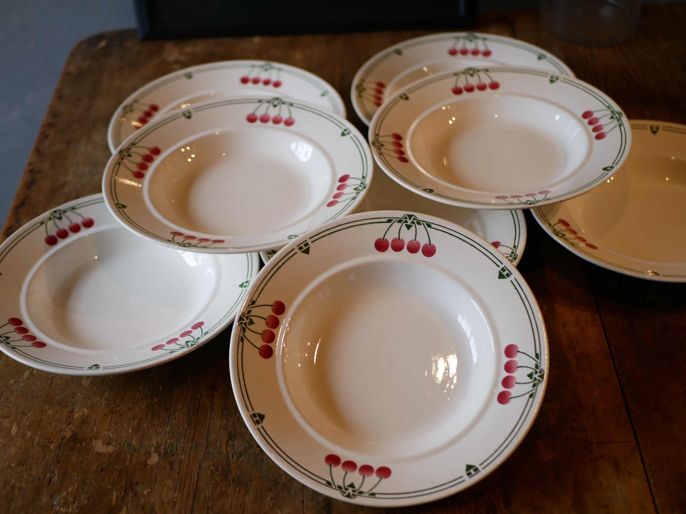 アンティーク 皿 プレート さくらんぼ チェリー 【公式通販】