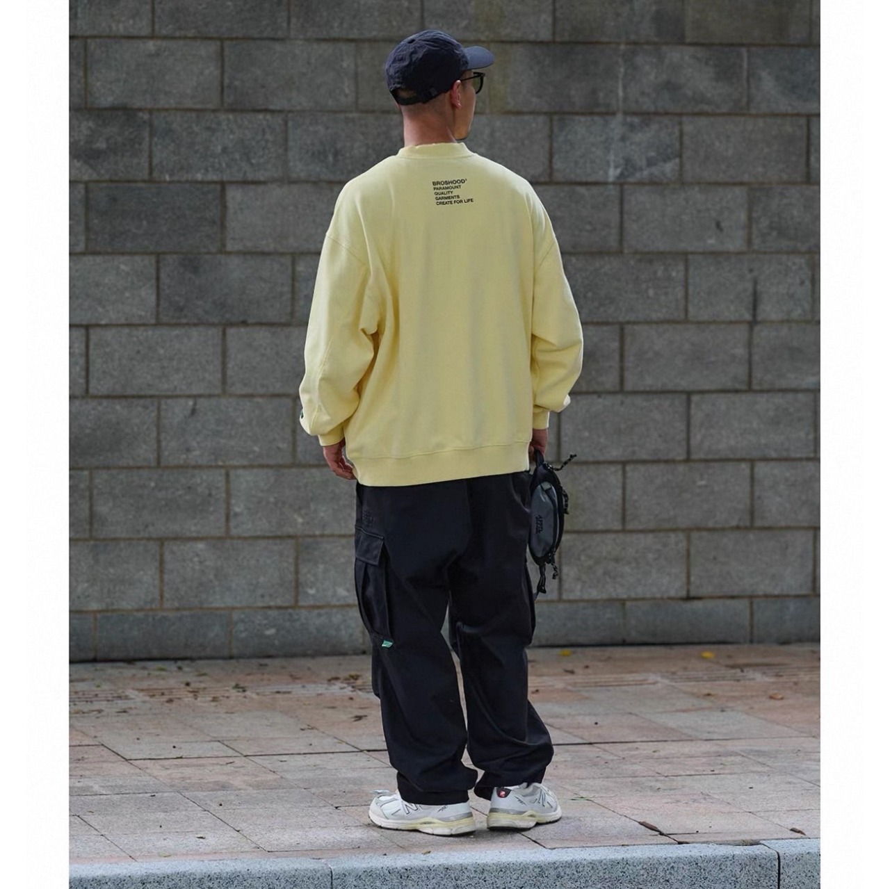 Minimal logo oversized sweat 1063 - 4