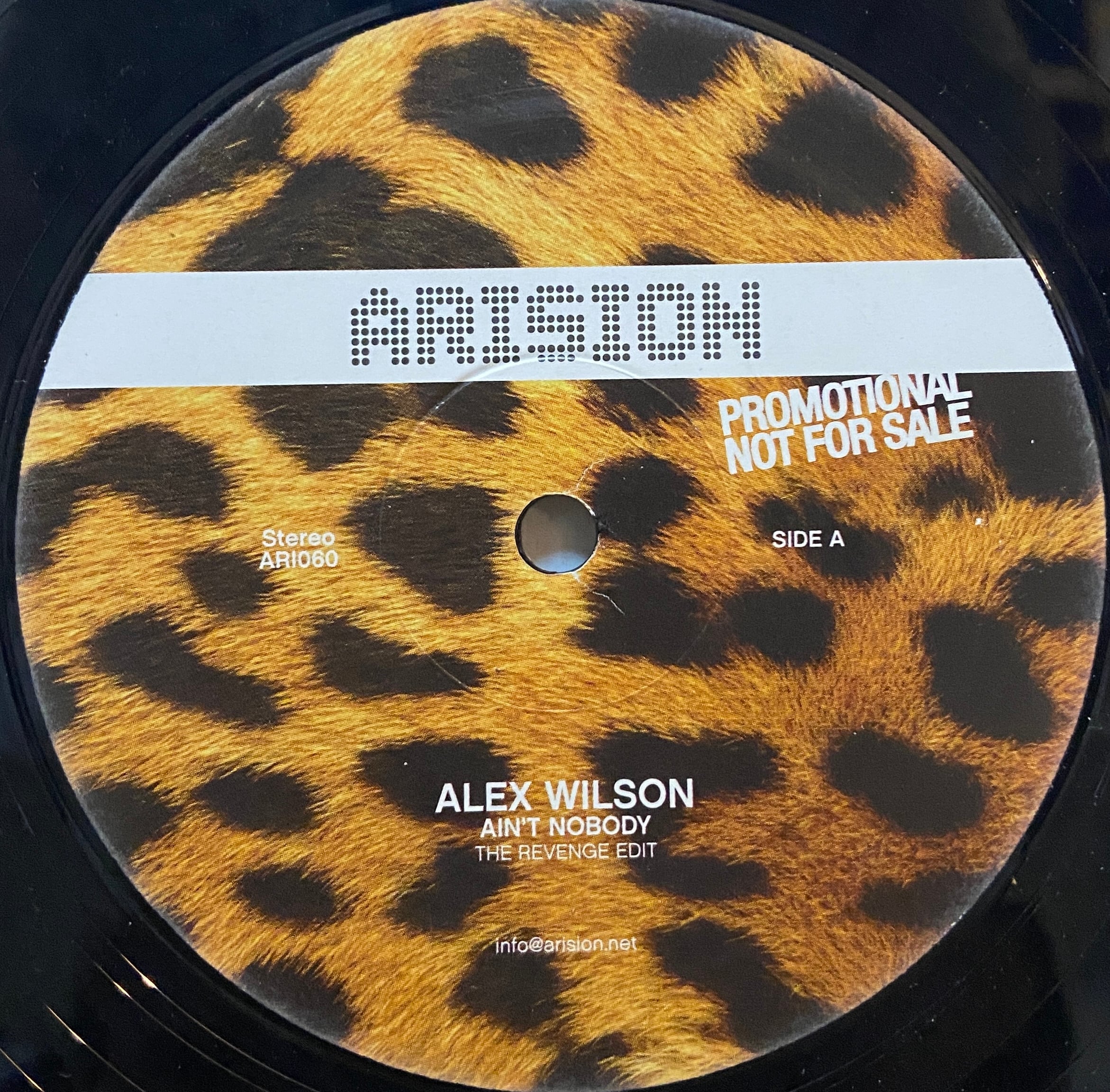 Alex Wilson – Ain't Nobody / Show Me | うなレコ 中古レコード