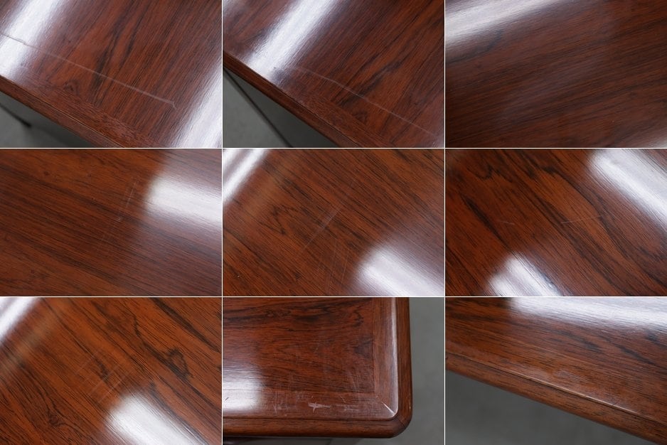 ヴィンテージ ローズウッド 両袖デスク 机 書斎 PC オフィス 北欧